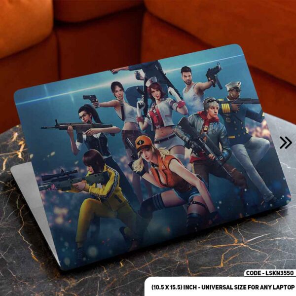 Digital Character Illustration Matte Finished Removable Waterproof Laptop Sticker & Laptop Skin (Including FREE Accessories) - LSKN3550 - DDecorator