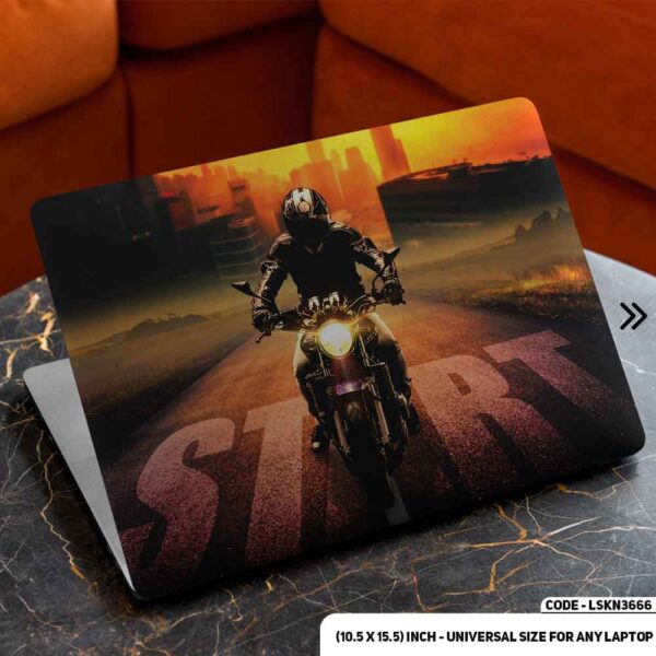 Digital Character Illustration Matte Finished Removable Waterproof Laptop Sticker & Laptop Skin (Including FREE Accessories) - LSKN3666 - DDecorator