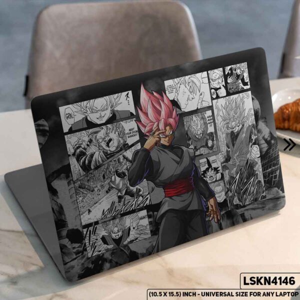 Dragon Ball Z Z Warriors Goku Matte Finished Removable Waterproof Laptop Sticker & Laptop Skin (Including FREE Accessories) - LSKN4146 - DDecorator