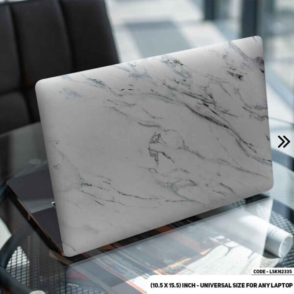 Liquid Marble Texture Matte Finished Removable Waterproof Laptop Sticker & Laptop Skin (Including FREE Accessories) - LSKN2335 - DDecorator