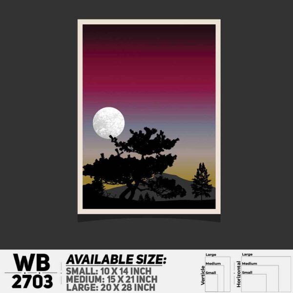 DDecorator Landscape Art Digital Illustration Wall Decoration And Home Decoration PVC Wall Board And Wall Canvas - WB2703