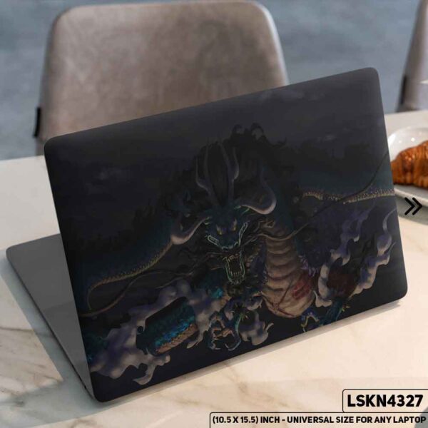 One Piece Manga Series Monkey D. Luffy Straw Hat  Matte Finished Removable Waterproof Laptop Sticker & Laptop Skin (Including FREE Accessories) - LSKN4327 - DDecorator