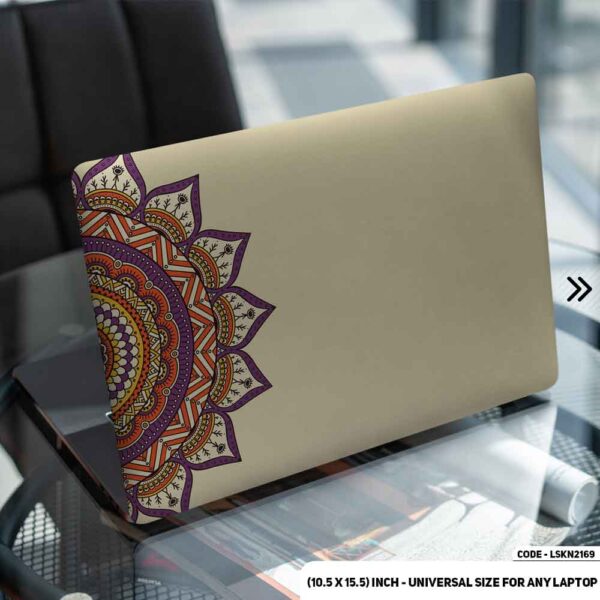 Seamless Geomatric Pattern Matte Finished Removable Waterproof Laptop Sticker & Laptop Skin (Including FREE Accessories) - LSKN2169 - DDecorator