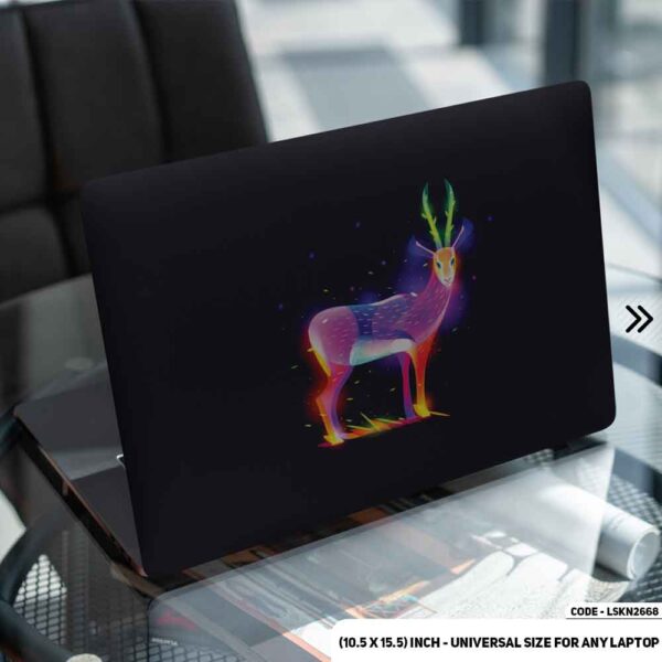 Neon Deer Matte Finished Removable Waterproof Laptop Sticker & Laptop Skin (Including FREE Accessories) - LSKN2668 - DDecorator