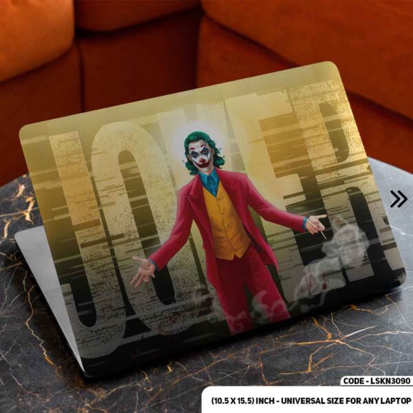 JOKER Laughing Matte Finished Removable Waterproof Laptop Sticker & Laptop Skin (Including FREE Accessories) - LSKN3090 - DDecorator