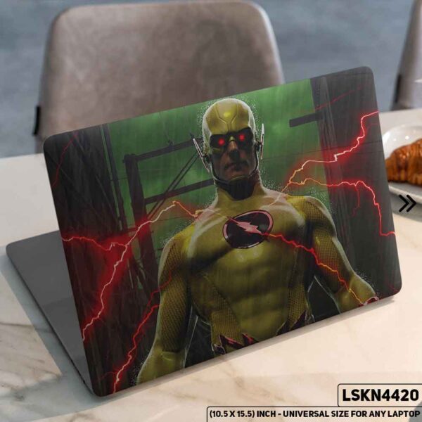Flash Justice League Matte Finished Removable Waterproof Laptop Sticker & Laptop Skin (Including FREE Accessories) - LSKN4420 - DDecorator