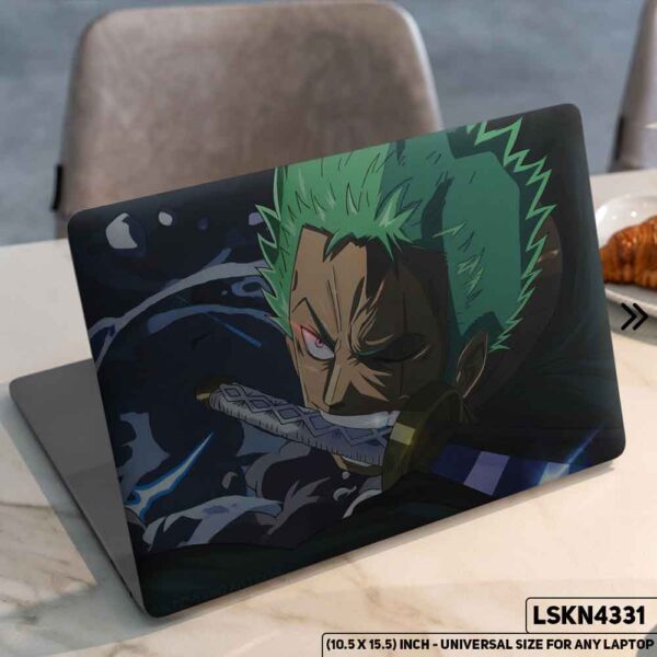 One Piece Manga Series Monkey D. Luffy Straw Hat  Matte Finished Removable Waterproof Laptop Sticker & Laptop Skin (Including FREE Accessories) - LSKN4331 - DDecorator