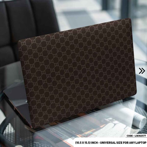 Luxury Brand Iconic Pattern Matte Finished Removable Waterproof Laptop Sticker & Laptop Skin (Including FREE Accessories) - LSKN2577 - DDecorator
