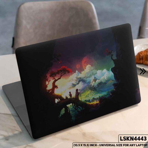 Fantacy Art Digital Illustration Matte Finished Removable Waterproof Laptop Sticker & Laptop Skin (Including FREE Accessories) - LSKN4443 - DDecorator