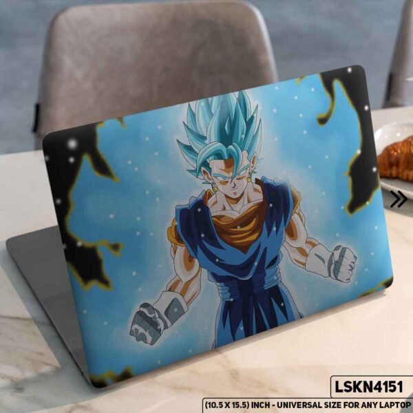 Dragon Ball Z Z Warriors Goku Matte Finished Removable Waterproof Laptop Sticker & Laptop Skin (Including FREE Accessories) - LSKN4151 - DDecorator