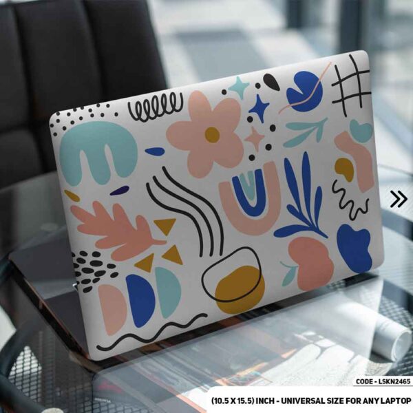 Seamless Pattern Matte Finished Removable Waterproof Laptop Sticker & Laptop Skin (Including FREE Accessories) - LSKN2465 - DDecorator