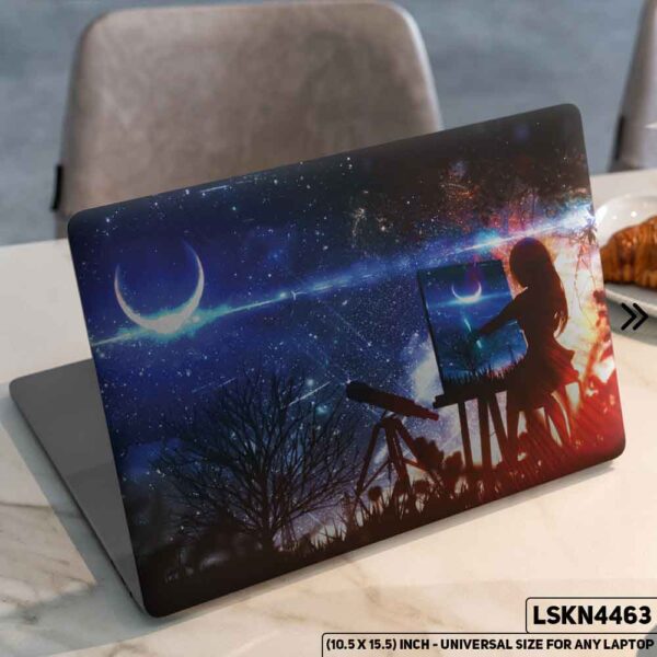 Fantacy Art Digital Illustration Matte Finished Removable Waterproof Laptop Sticker & Laptop Skin (Including FREE Accessories) - LSKN4463 - DDecorator