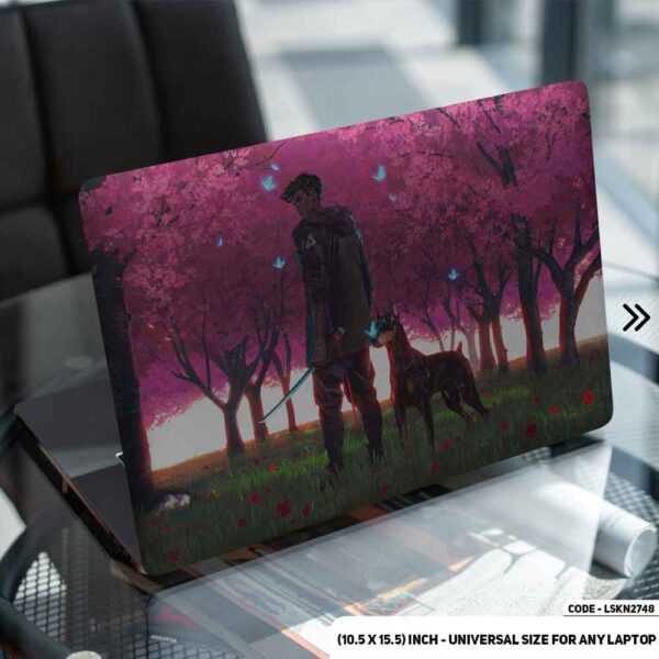 Digital Fantacy Anime Illustration Matte Finished Removable Waterproof Laptop Sticker & Laptop Skin (Including FREE Accessories) - LSKN2748 - DDecorator