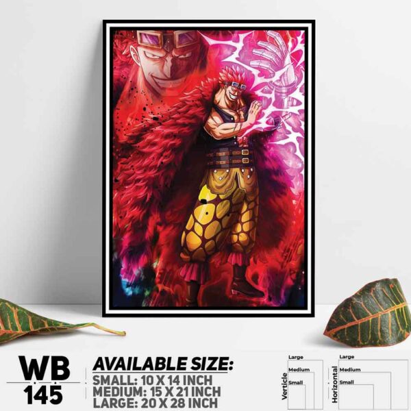 DDecorator One Piece Anime Manga series Wall Decoration And Home Decoration PVC Wall Board And Wall Canvas - WB145