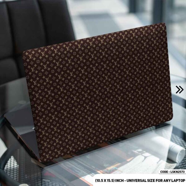 Luxury Brand Iconic Pattern Matte Finished Removable Waterproof Laptop Sticker & Laptop Skin (Including FREE Accessories) - LSKN2573 - DDecorator