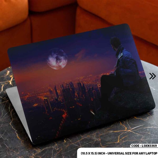 Digital Fantacy Scary Digital Art Illustration Matte Finished Removable Waterproof Laptop Sticker & Laptop Skin (Including FREE Accessories) - LSKN3369 - DDecorator