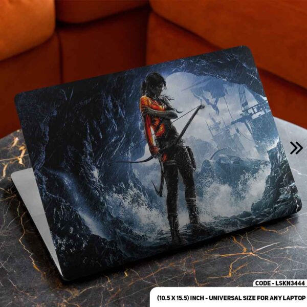 Digital Character Illustration Matte Finished Removable Waterproof Laptop Sticker & Laptop Skin (Including FREE Accessories) - LSKN3444 - DDecorator