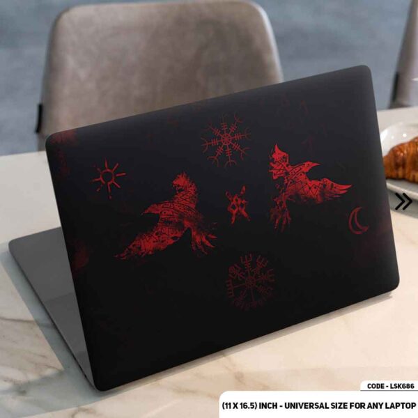 Vikings Matte Finished Removable Waterproof Laptop Sticker & Laptop Skin (Including FREE Accessories) - LSKN686 - DDecorator
