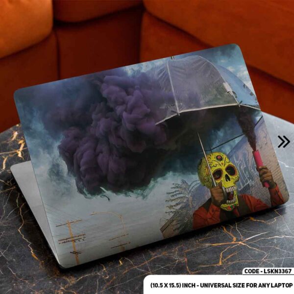 Digital Fantacy Scary Digital Art Illustration Matte Finished Removable Waterproof Laptop Sticker & Laptop Skin (Including FREE Accessories) - LSKN3367 - DDecorator