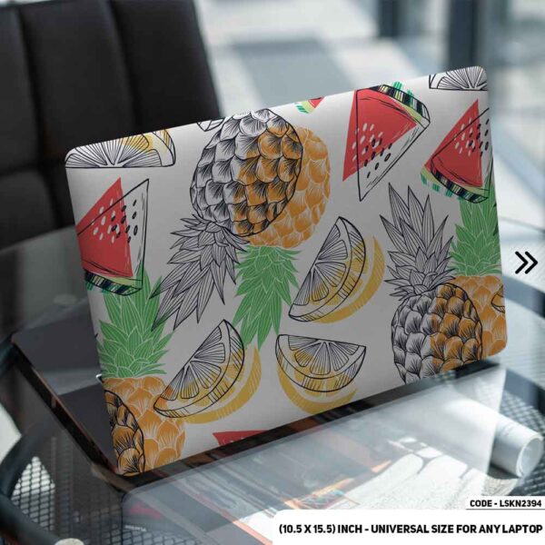 Fruit Pattern Floral Design Matte Finished Removable Waterproof Laptop Sticker & Laptop Skin (Including FREE Accessories) - LSKN2394 - DDecorator