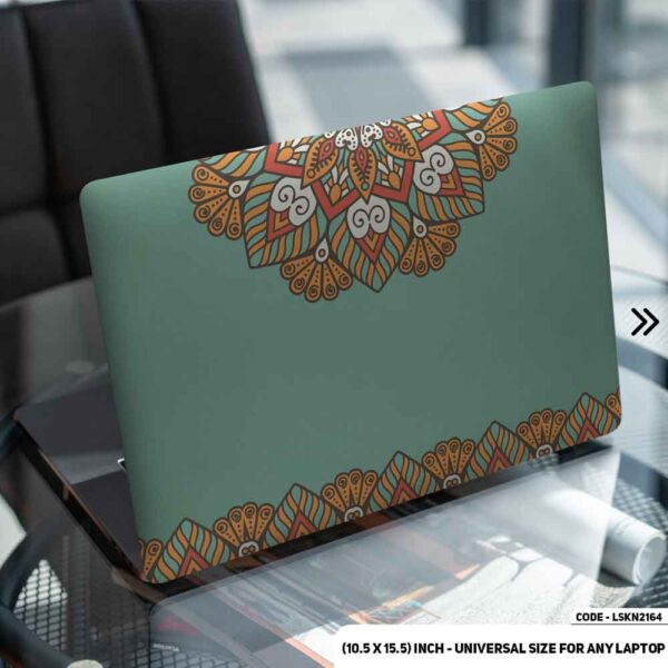 Seamless Geomatric Pattern Matte Finished Removable Waterproof Laptop Sticker & Laptop Skin (Including FREE Accessories) - LSKN2164 - DDecorator