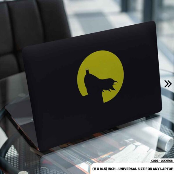 Batman Logo Matte Finished Removable Waterproof Laptop Sticker & Laptop Skin (Including FREE Accessories) - LSKN768 - DDecorator
