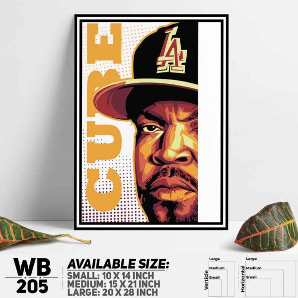 DDecorator Ice Cube Rapper Wall Decoration And Home Decoration PVC Wall Board And Wall Canvas - WB205