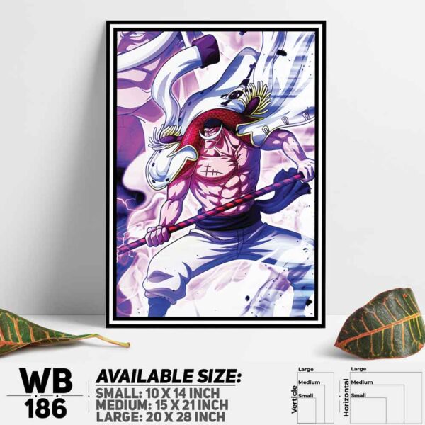 DDecorator One Piece Anime Manga series Wall Decoration And Home Decoration PVC Wall Board And Wall Canvas - WB186