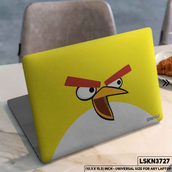 Angry Bird Matte Finished Removable Waterproof Laptop Sticker & Laptop Skin (Including FREE Accessories) - LSKN3727 - DDecorator