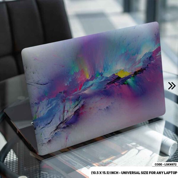 Abstract Art Matte Finished Removable Waterproof Laptop Sticker & Laptop Skin (Including FREE Accessories) - LSKN972 - DDecorator