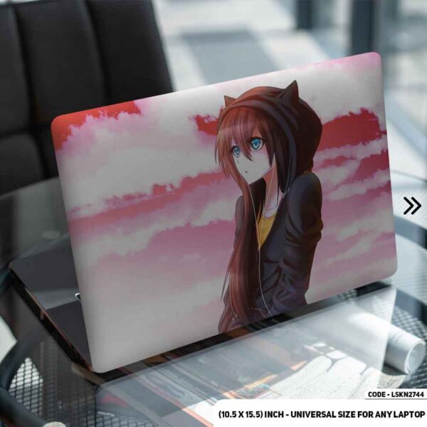 Digital Fantacy Anime Illustration Matte Finished Removable Waterproof Laptop Sticker & Laptop Skin (Including FREE Accessories) - LSKN2744 - DDecorator