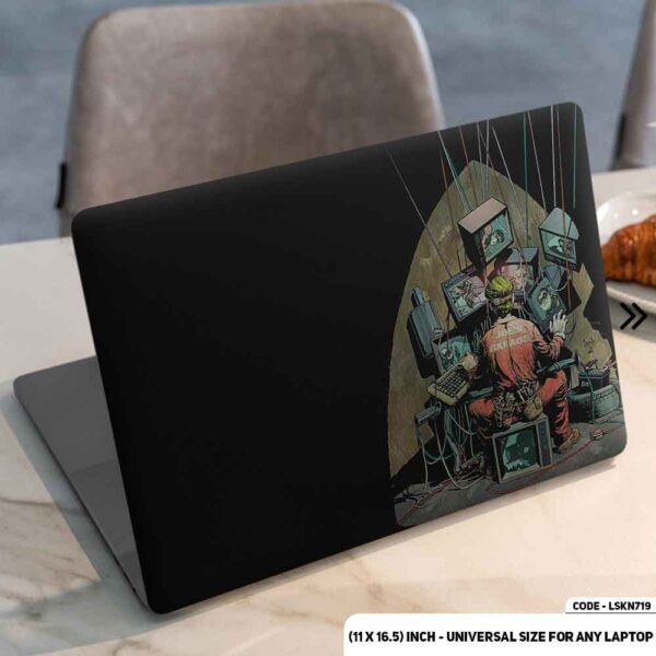 Abstract Art Matte Finished Removable Waterproof Laptop Sticker & Laptop Skin (Including FREE Accessories) - LSKN719 - DDecorator