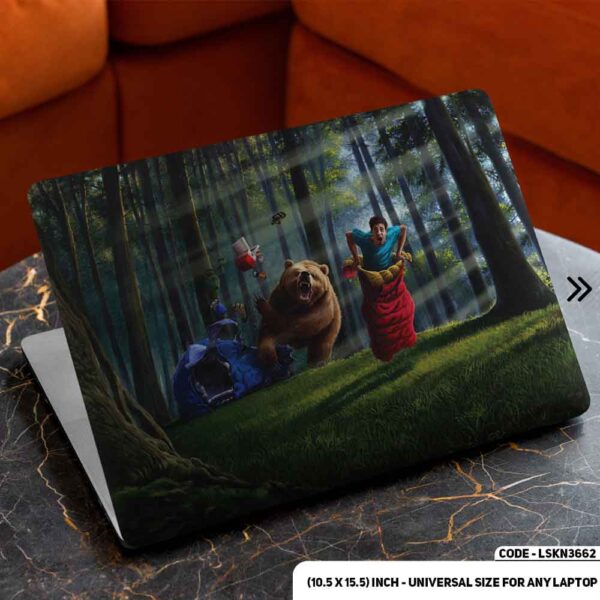 Fantacy Art Digital Illustration Matte Finished Removable Waterproof Laptop Sticker & Laptop Skin (Including FREE Accessories) - LSKN3662 - DDecorator