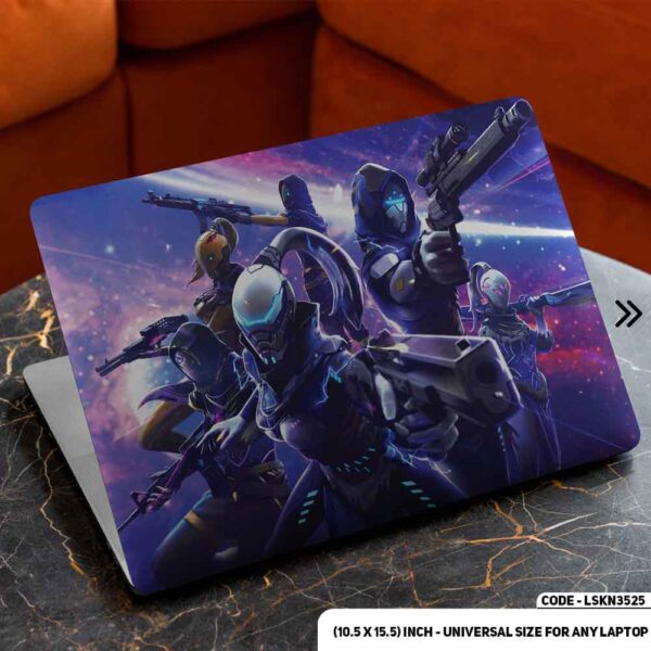 Digital Character Illustration Matte Finished Removable Waterproof Laptop Sticker & Laptop Skin (Including FREE Accessories) - LSKN3525 - DDecorator