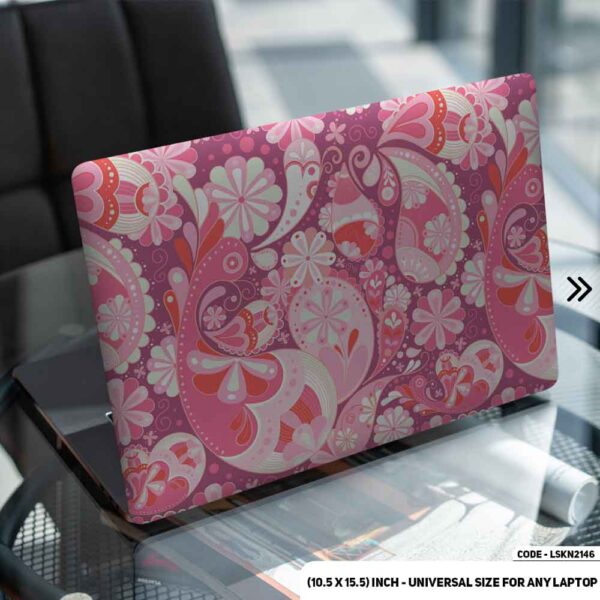 Seamless Geomatric Pattern Matte Finished Removable Waterproof Laptop Sticker & Laptop Skin (Including FREE Accessories) - LSKN2146 - DDecorator