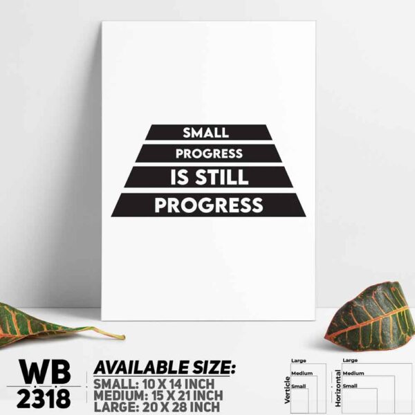 DDecorator Small Process Success - Motivational Wall Decoration And Home Decoration PVC Wall Board And Wall Canvas - WB2318