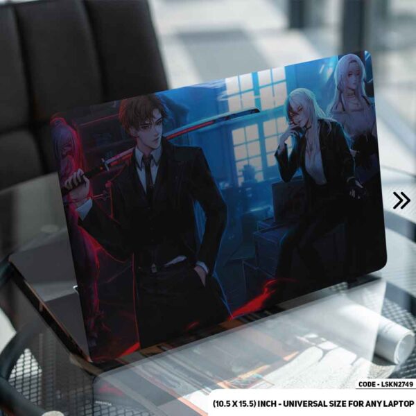 Digital Fantacy Anime Illustration Matte Finished Removable Waterproof Laptop Sticker & Laptop Skin (Including FREE Accessories) - LSKN2749 - DDecorator