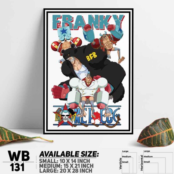 DDecorator One Piece Anime Manga series Wall Decoration And Home Decoration PVC Wall Board And Wall Canvas - WB131