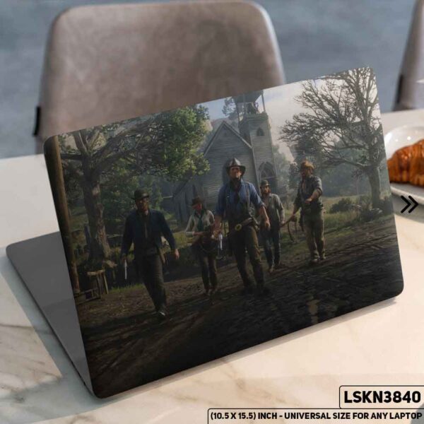 Digital Character Illustration Matte Finished Removable Waterproof Laptop Sticker & Laptop Skin (Including FREE Accessories) - LSKN3840 - DDecorator