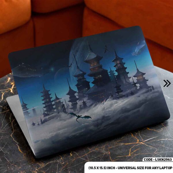 Digital Fantacy Art Illustration Matte Finished Removable Waterproof Laptop Sticker & Laptop Skin (Including FREE Accessories) - LSKN2963 - DDecorator