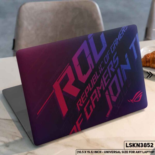 Digital Character Illustration Matte Finished Removable Waterproof Laptop Sticker & Laptop Skin (Including FREE Accessories) - LSKN3852 - DDecorator