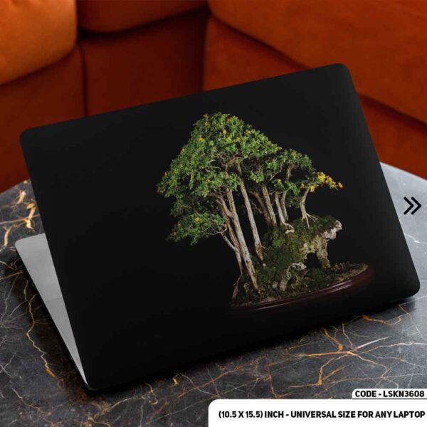 Bonsai Art Matte Finished Removable Waterproof Laptop Sticker & Laptop Skin (Including FREE Accessories) - LSKN3608 - DDecorator