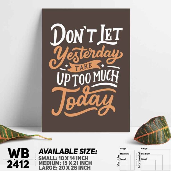 DDecorator Be Strong - Motivational Wall Decoration And Home Decoration PVC Wall Board And Wall Canvas - WB2412