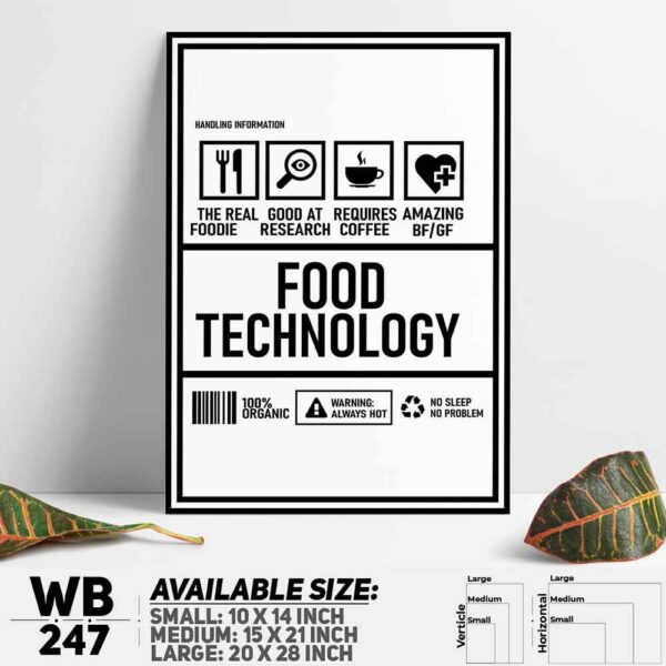 DDecorator Funny Food Technology Parody Wall Decoration And Home Decoration PVC Wall Board And Wall Canvas - WB247