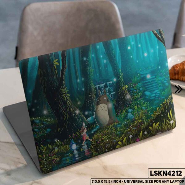 Studio Ghibli Matte Finished Removable Waterproof Laptop Sticker & Laptop Skin (Including FREE Accessories) - LSKN4212 - DDecorator