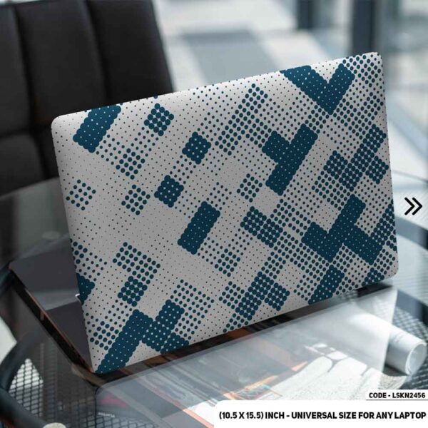 Seamless Geomatric Pattern Matte Finished Removable Waterproof Laptop Sticker & Laptop Skin (Including FREE Accessories) - LSKN2456 - DDecorator
