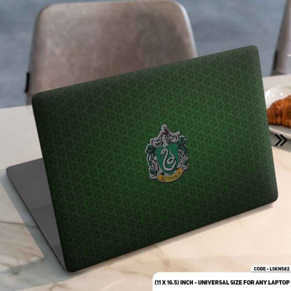Snake Logo Of Harry Potter Matte Finished Removable Waterproof Laptop Sticker & Laptop Skin (Including FREE Accessories) - LSKN582 - DDecorator